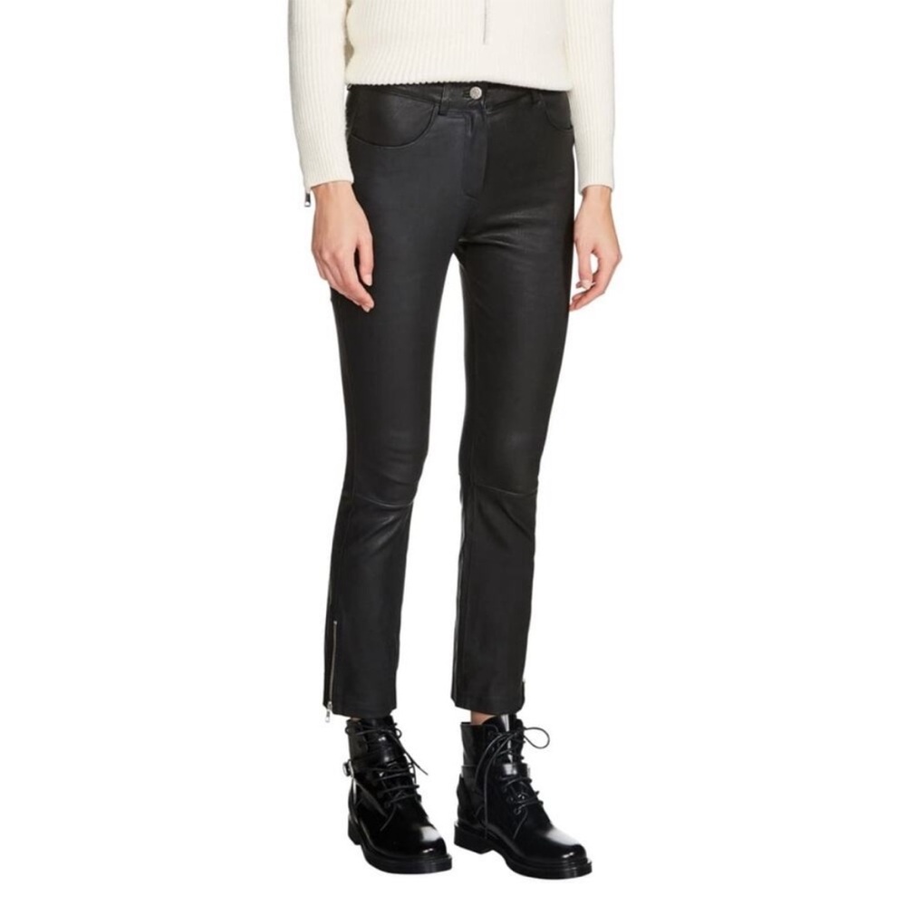 Maje leather Women's Pants